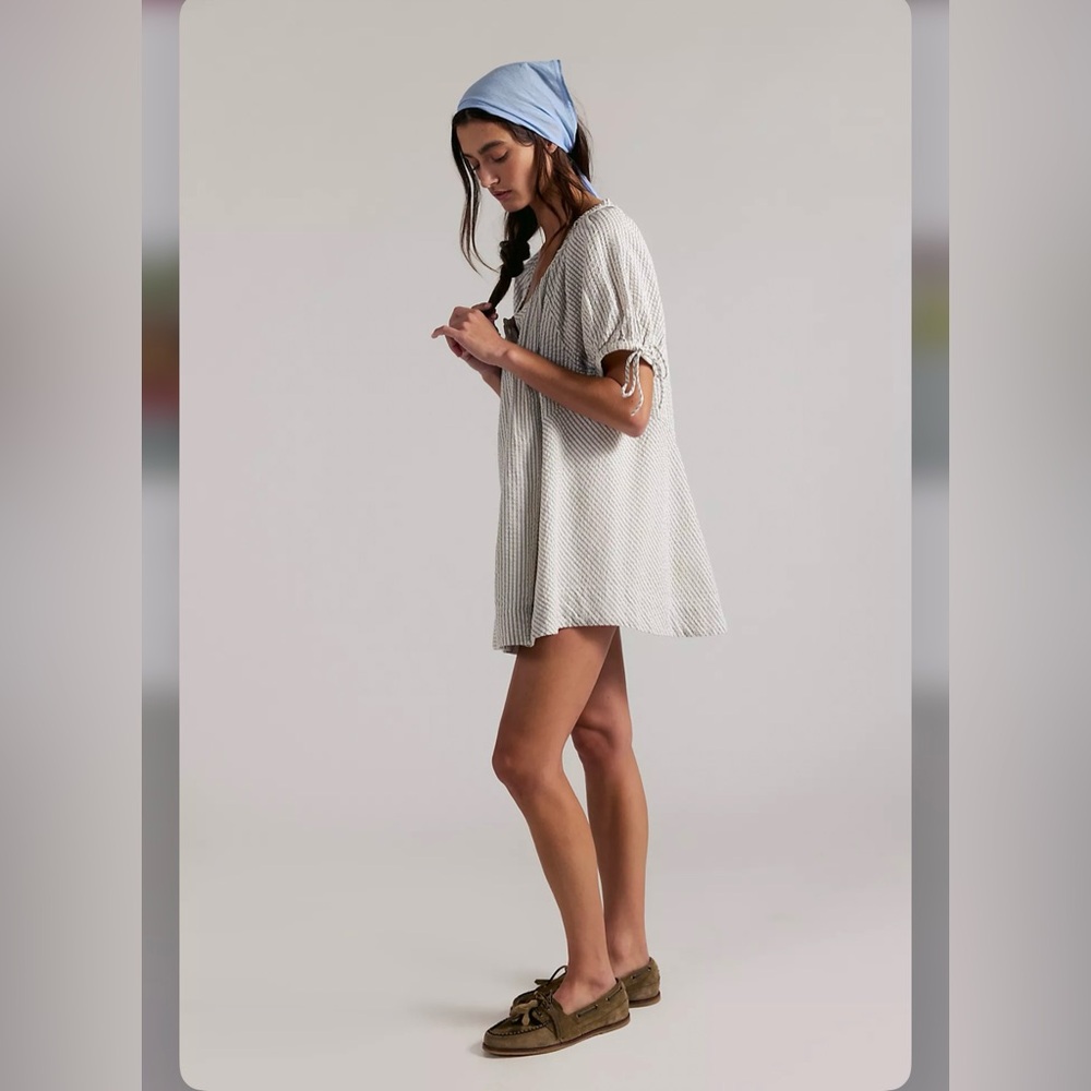 Free People Farley Striped tunic Dress - Picture 6 of 16